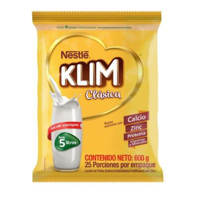 Imagen de Leche En Polvo Klim Clasica Bolsa (600GR)