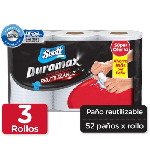 Imagen de Toalla Reutilizable Scott Rollo Duramax (3 und)
