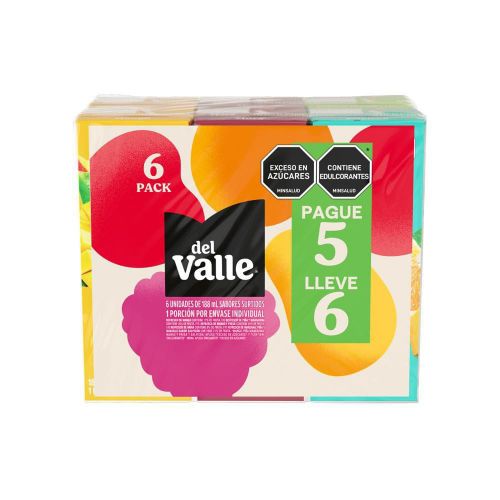 Imagen de Jugo Del Valle Frutal Surtido x6 Und 188ml (940 ML)