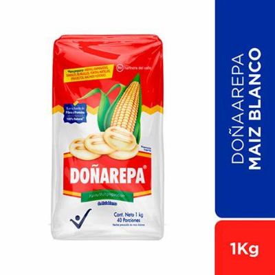 Imagen de Harina De Maiz Blanco Doña Arepa x 1000Gr