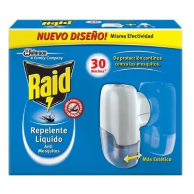 Imagen de Insecticida Raid 30 Noches Aparato + Repuesto x 21.9 ML