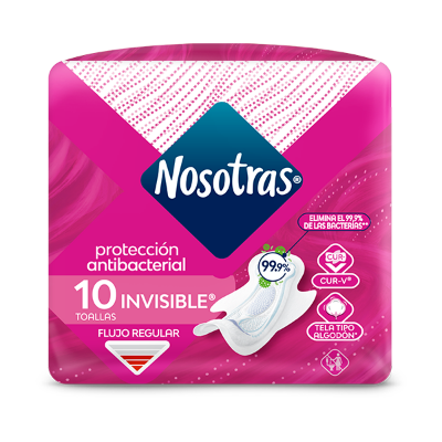 Imagen de Toallas Higienicas Nosotras Antibacterial x 10 und