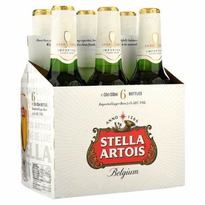 Imagen de Six-Pack De Cerveza Stella Artois En Botella