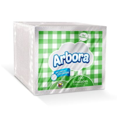 Imagen de Servilleta Arvora Cortada X 200 Und