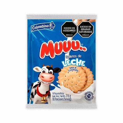 Imagen de Galleta De Leche Muuu X 216Gr