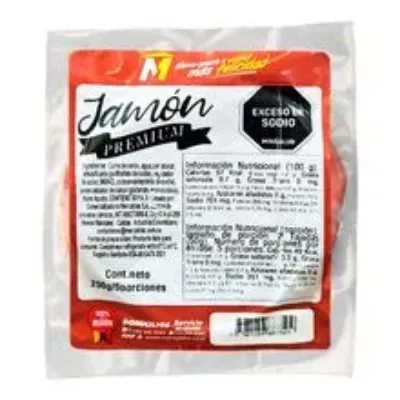 Imagen de Jamon M Premium x 250 Gr