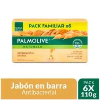 Imagen de Jabón Palmolive Avena Y Azucar Morena x6und c/u ( 110 gr )