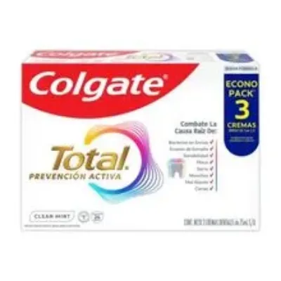 Imagen de Crema Dental Colgate Cleam Mint Total 12 x3und c/u ( 75 ml )