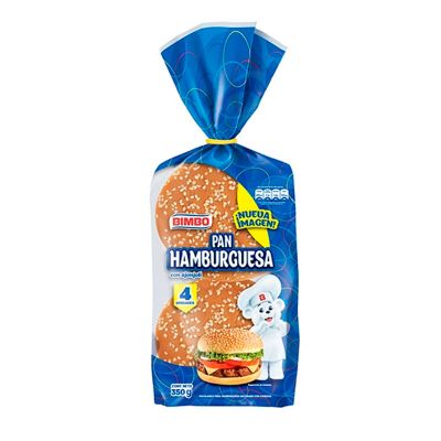 Imagen de Pan Hamburguesa Bimbo Con Ajonjolí ( 350 gr )