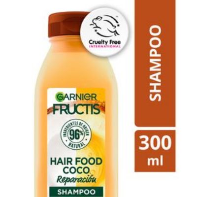 Imagen de Shampoo HAIR FOOD Garnier coco reparación (300 ml)