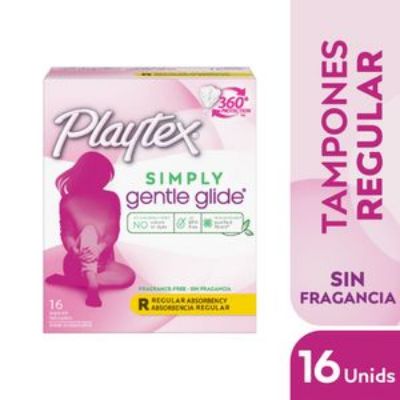 Imagen de Tampones digitales PLAYTEX Gentle glide regular (16 und)
