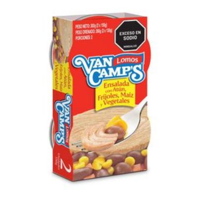 Imagen de ATUN MEXICANO GEM DUO VAN CAMPS 260 gr