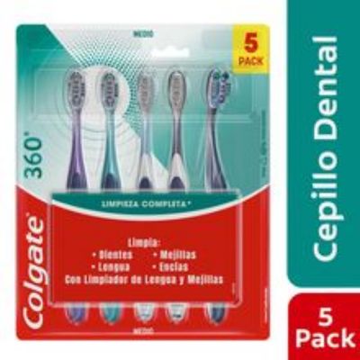 Imagen de Cepillo dental COLGATE 360 x5 unds