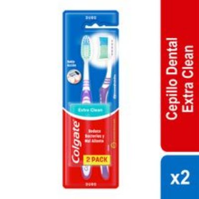 Imagen de Cepillo dental COLGATE extra clean x2 unds