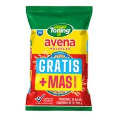 Imagen de Avena TONING hojuelas x1000 g gratis 100 g