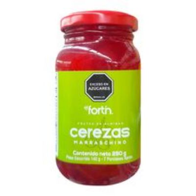 Imagen de Cerezas EL FORTÍN marrasquino en almíbar x140 g