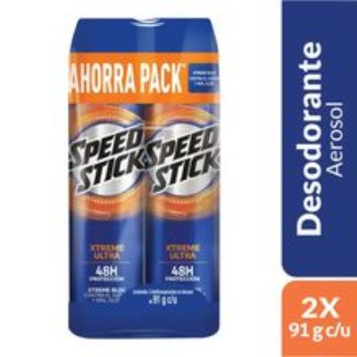 Imagen de Desodorante SPEED STICK spray xtreme 2 unds x91 g c/u