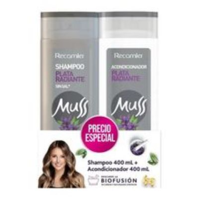 Imagen de Shampoo MUSS x400 ml + acondicionador x400 ml precio especial