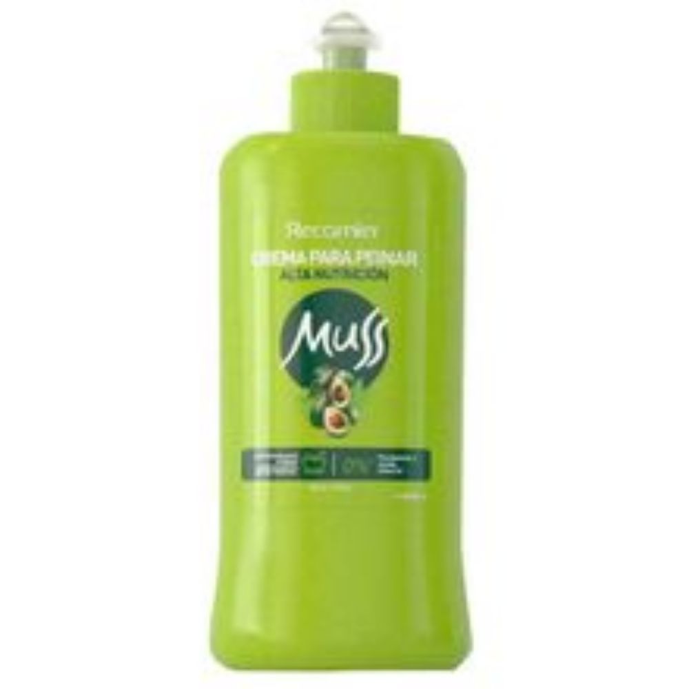 Imagen de Crema para peinar MUSS alta nutrición x300 g