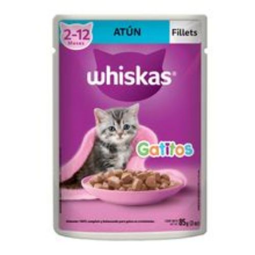 Imagen de Alimento humedo gatitos WHISKAS de Atun x85 g