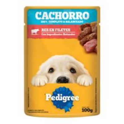 Imagen de Alimento húmedo para perro PEDIGREE cachorro res x100 g