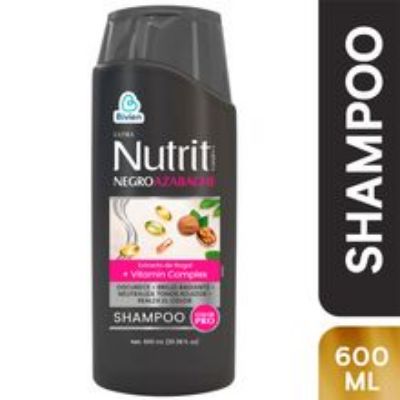 Imagen de Shampoo NUTRIT negro azabache x600 ml