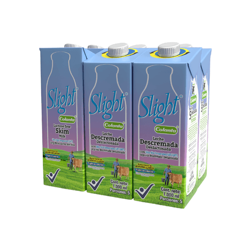 Imagen de Leche UHT Deslactosada Descremada Colanta Caja X 1000 ml X 6 U