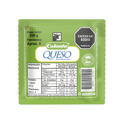 Imagen de Queso Blanco Colanta X 250 g