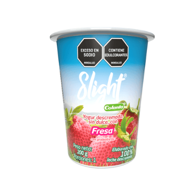 Imagen de Yogur Slight Fresa Colanta Vaso X 200 g