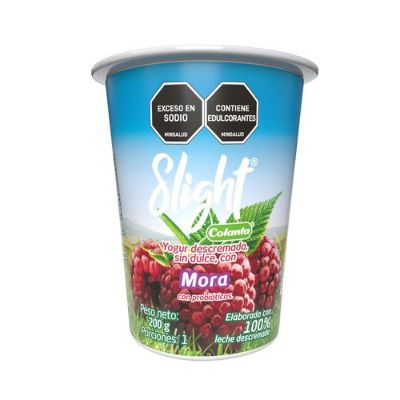 Imagen de Yogur Slight Mora Colanta Vaso X 200 g
