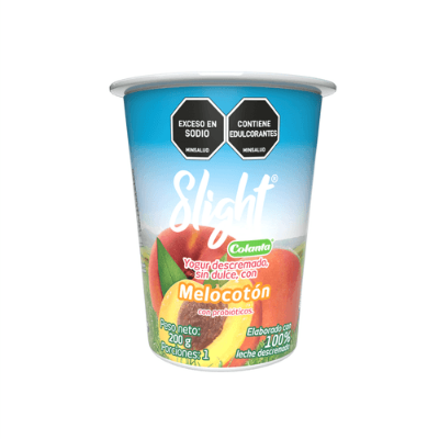 Imagen de Yogur Slight Melocotón Colanta Vaso X 200 g