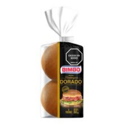 Imagen de Pan BIMBO hamburguesa dorado x360 g