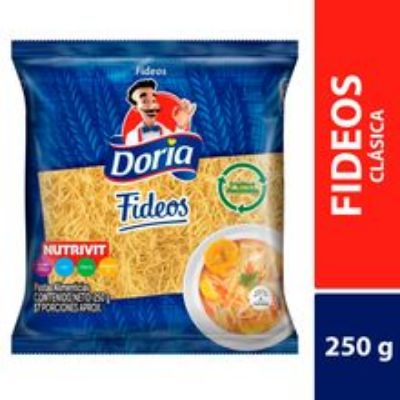 Imagen de Pasta DORIA fideos x250 g