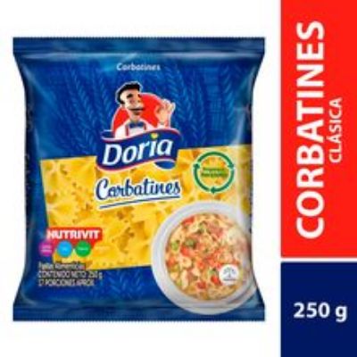 Imagen de Pasta DORIA corbatines x250 g