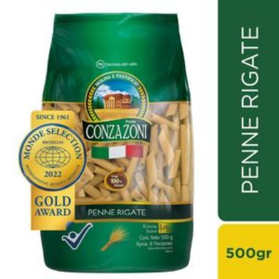 Imagen de Pastas CONZAZONI corta penne rigate (500 gr)