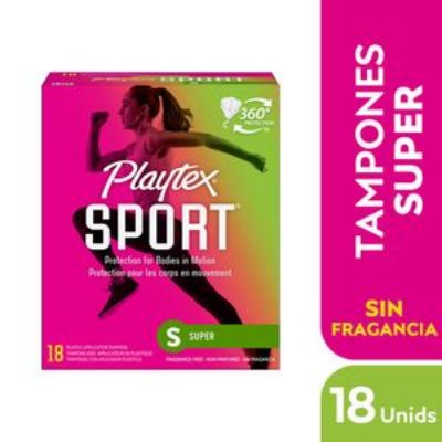 Imagen de Tampones PLAYTEX digitales sport súper (18 und)