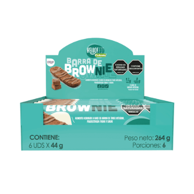Imagen de Display Barra de Brownie HelloFit Colanta X 44 g X 6 U