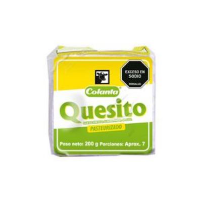 Imagen de Quesito COLANTA fresco semiblando graso (380 gr)
