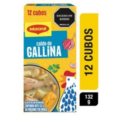 Imagen de Caldo de gallina MAGGI x12 cubos (132 gr)