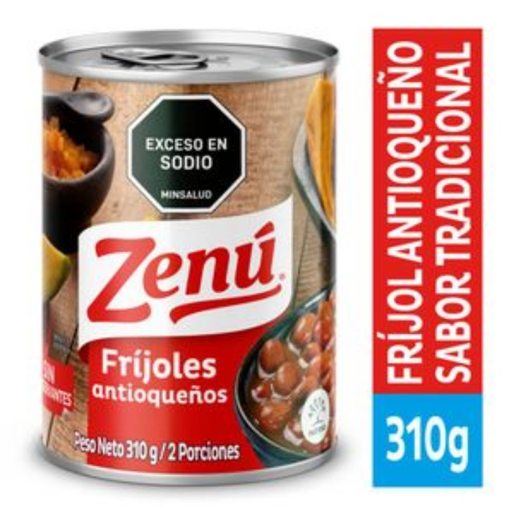 Imagen de FRIJOL ANTIOQUENO ZENU 310 gr