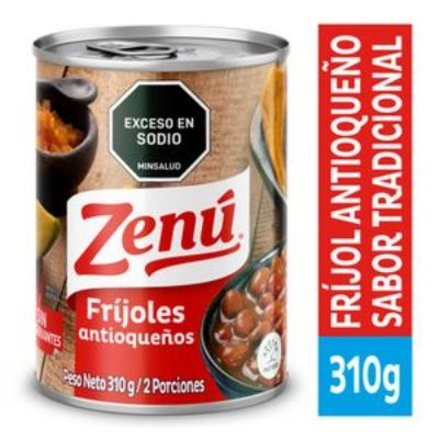 Imagen de FRIJOL ANTIOQUENO ZENU 310 gr