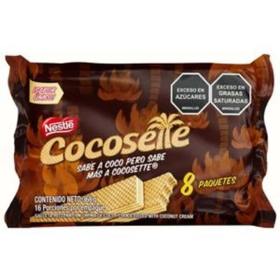 Imagen de Galletas COCOSETTE wafer rellena de coco (368 gr)