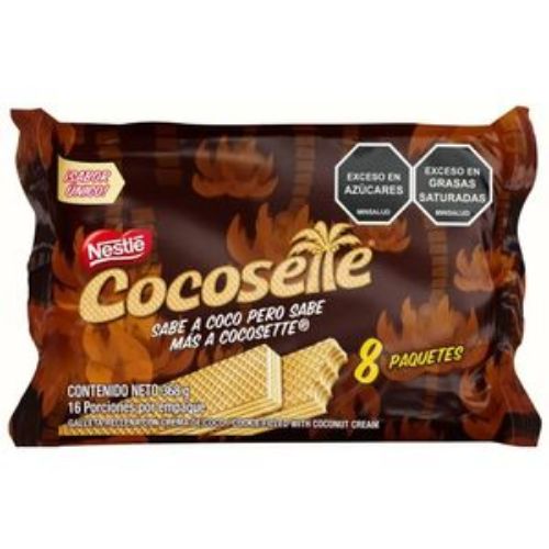 Imagen de Galletas COCOSETTE wafer rellena de coco (368 gr)