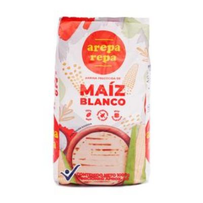 Imagen de Harina AREPAREPA maíz blanco (1000 gr)