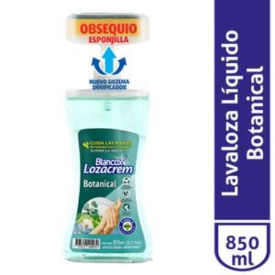 Imagen de Lavaloza LOZA CREM líquido cuida las manos (850 ml)