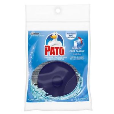 Imagen de Limpiador inodoro PATO tanque pastilla marina (40 gr)