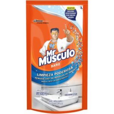 Imagen de Limpiador para baños MR MUSCULO repuesto (500 ml)