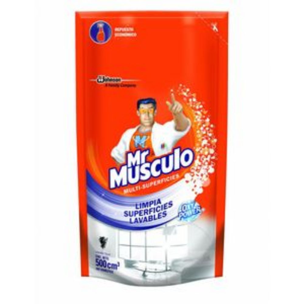 Imagen de Limpiador multisuperficies MR MUSCULO repuesto multi superficies (500 ml)