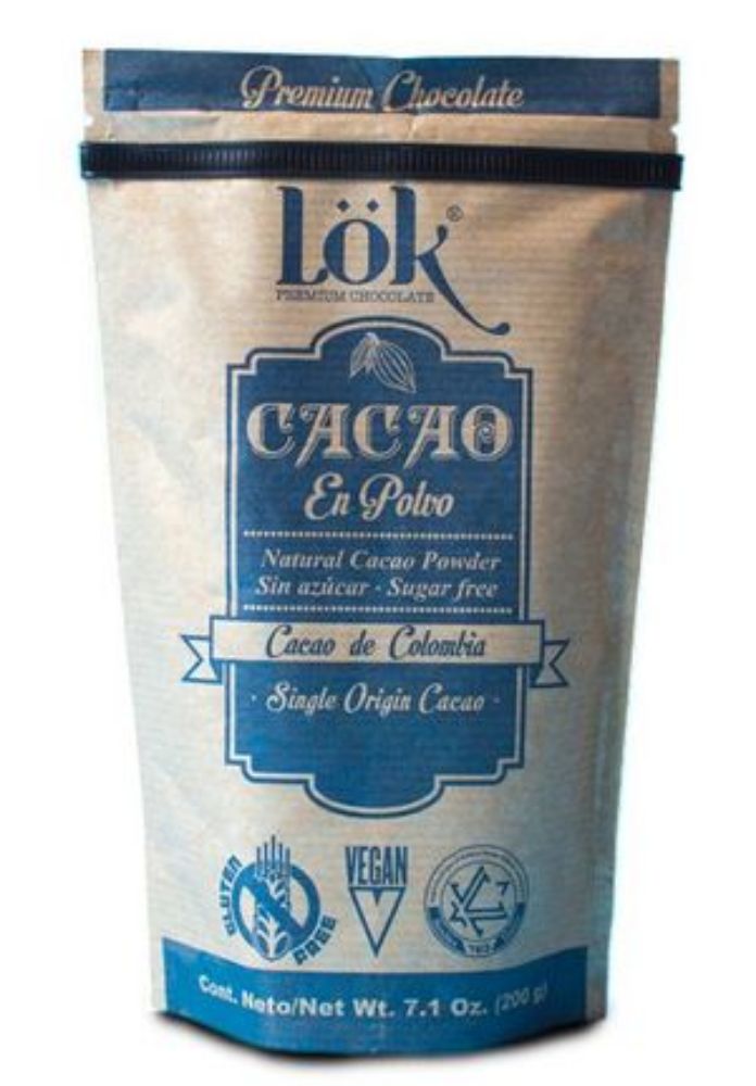 Imagen de Cacao LOK PREMIUM PRODUCTS en polvo natural (200 gr)