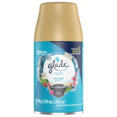 Imagen de Ambientador GLADE automático paraíso azul repuesto (270 ml)